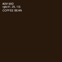 #29190D - Coffee Bean Color Image